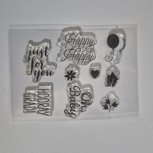 Stampin Up Just For You Clear Decorative Stamps Set